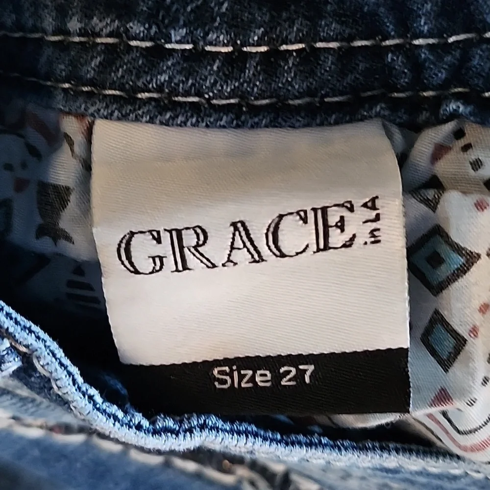 Grace In LA Skinny Ankle Jeans, Size  27 - Picture 9 of 14